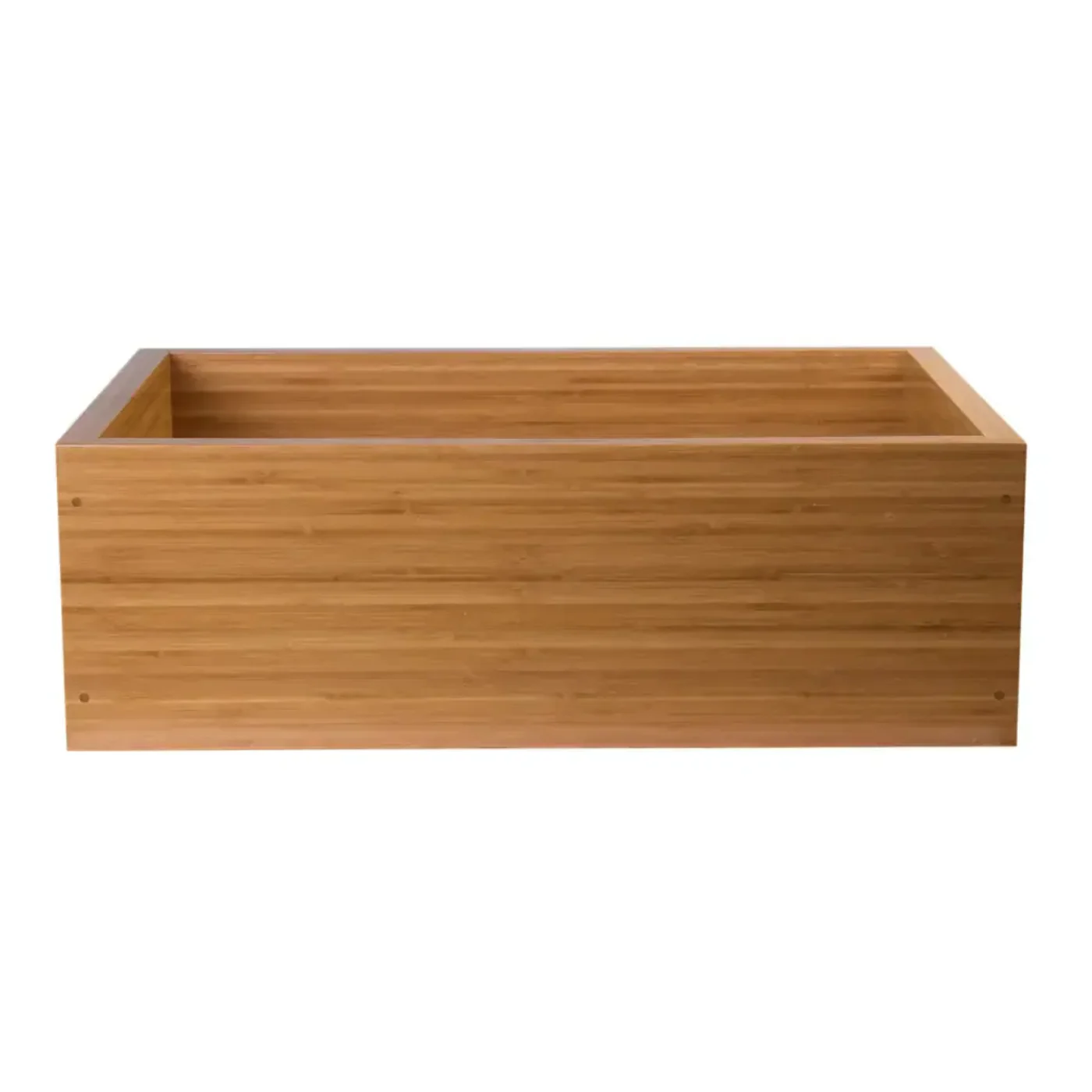 GREE ALFI brand 30 Inch Single Bowl Bamboo Kitchen Farm Sink  - AB3021