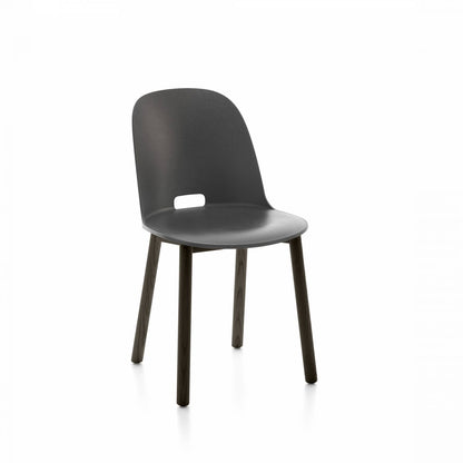 Emeco Alfi High Back Chair - ALFI18AHDARKBROWN