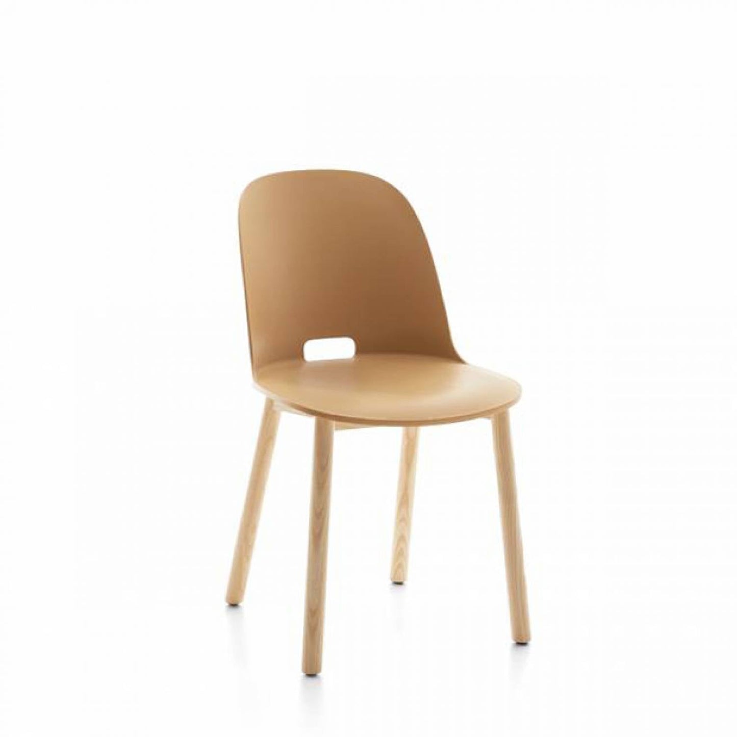 Emeco Alfi High Back Chair - ALFI18AHDARKBROWN
