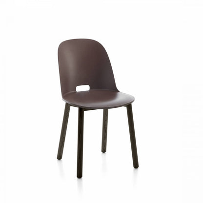 Emeco Alfi High Back Chair - ALFI18AHDARKBROWN