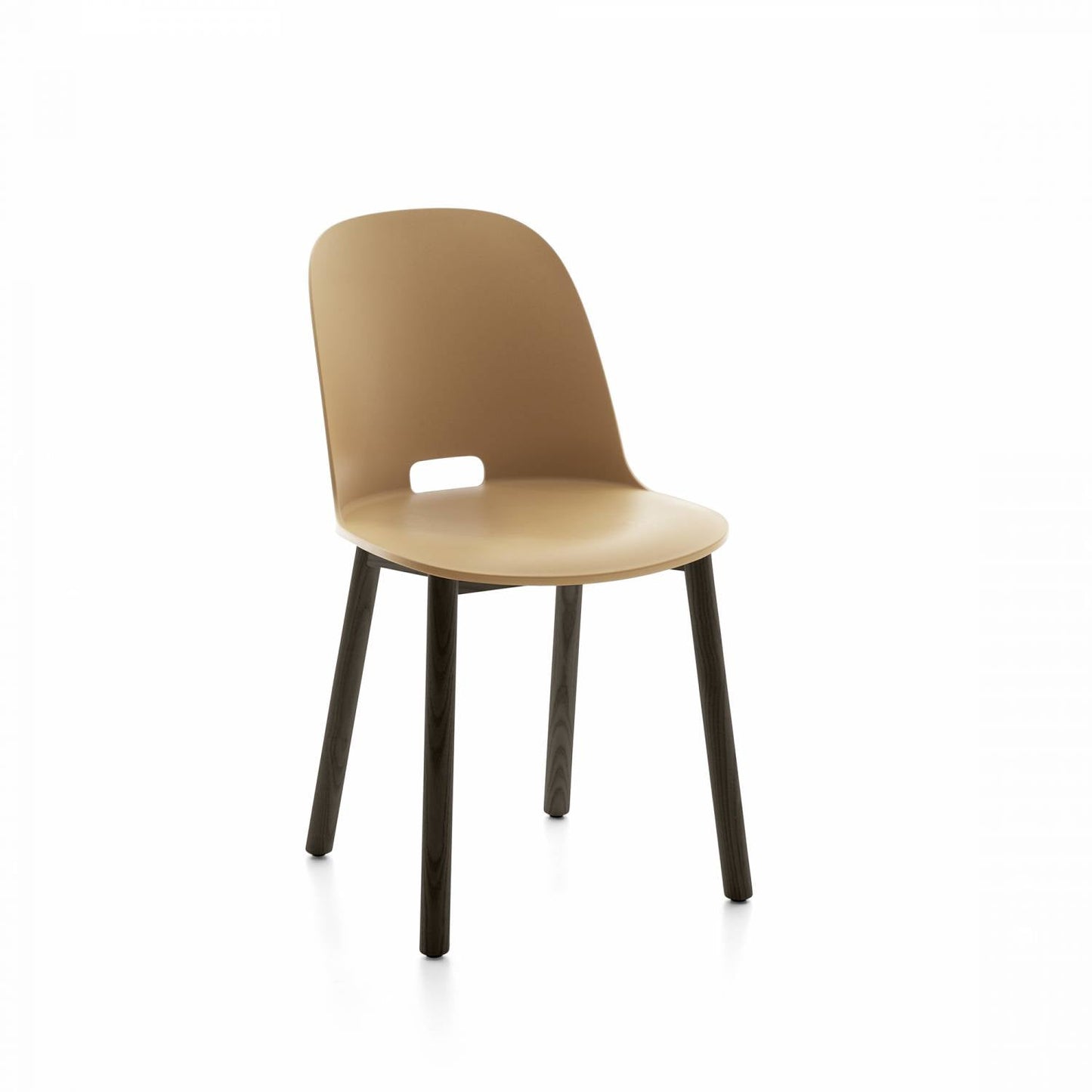 Emeco Alfi High Back Chair - ALFI18AHDARKBROWN