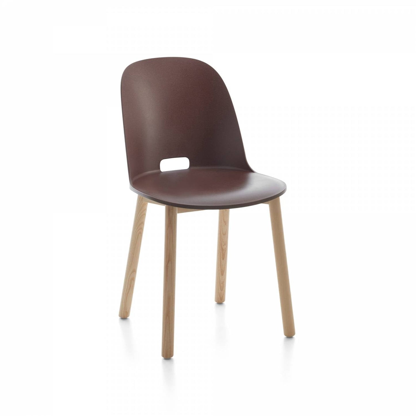 Emeco Alfi High Back Chair - ALFI18AHDARKBROWN