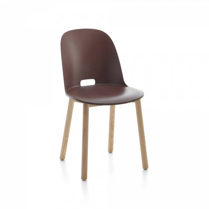 Emeco Alfi High Back Chair - ALFI18AHDARKBROWN