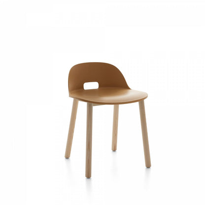 Emeco Alfi Low Back Chair - ALFI18ALDARKBROWN