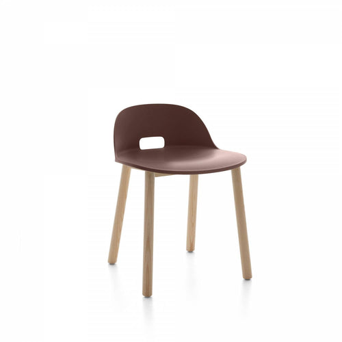 Emeco Alfi Low Back Chair - ALFI18ALDARKBROWN