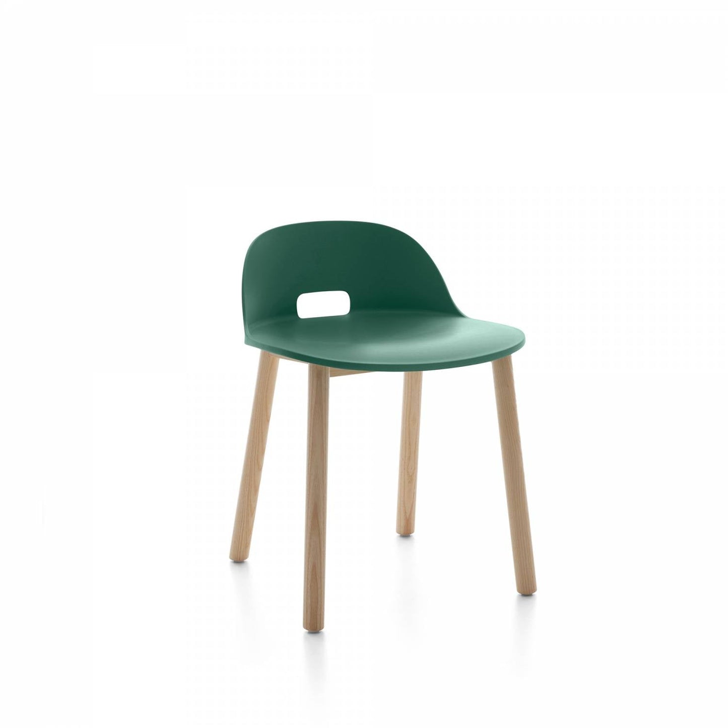 Emeco Alfi Low Back Chair - ALFI18ALDARKBROWN