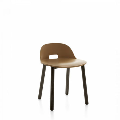 Emeco Alfi Low Back Chair - ALFI18ALDARKBROWN