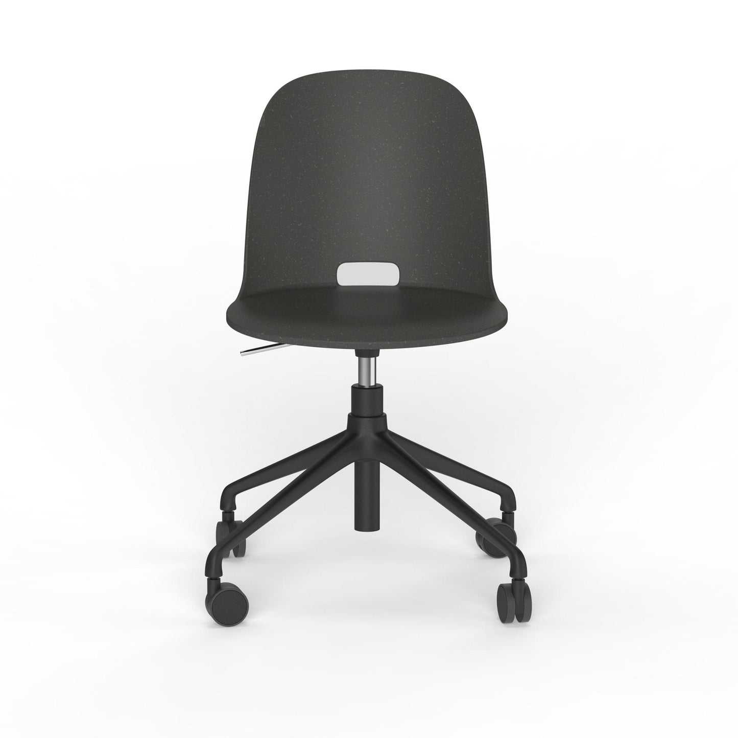 Emeco Alfi Work Swivel Chair - ALFISWVH4ABKBCDB
