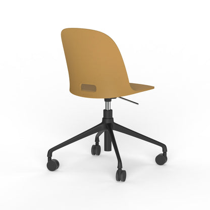 Emeco Alfi Work Swivel Chair - ALFISWVH4ABKBCDB