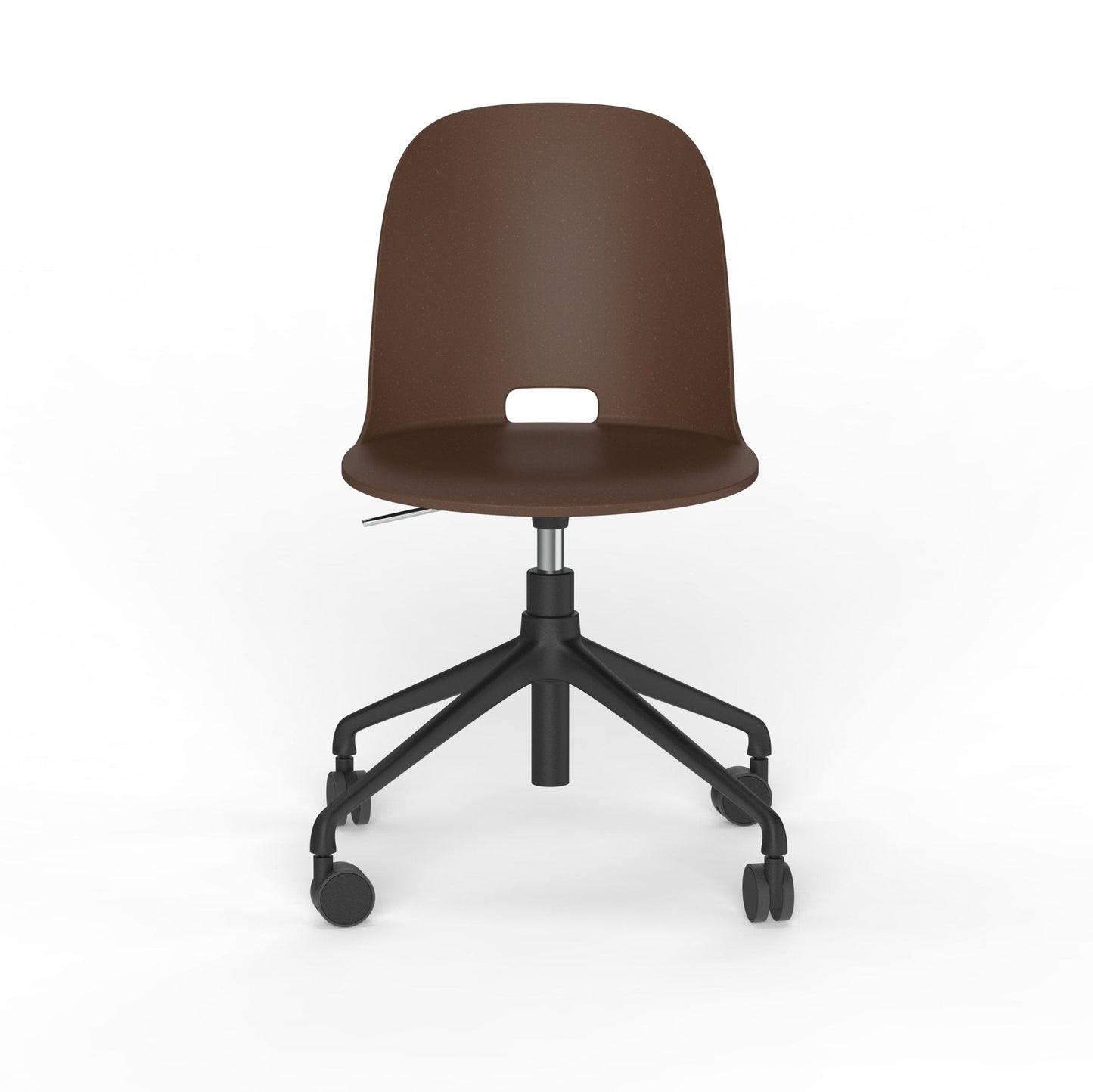 Emeco Alfi Work Swivel Chair - ALFISWVH4ABKBCDB