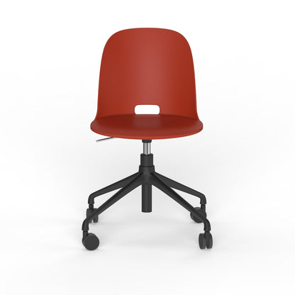 Emeco Alfi Work Swivel Chair - ALFISWVH4ABKBCDB
