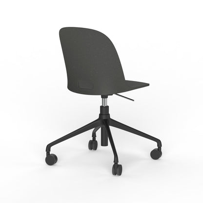 Emeco Alfi Work Swivel Chair - ALFISWVH4ABKBCDB