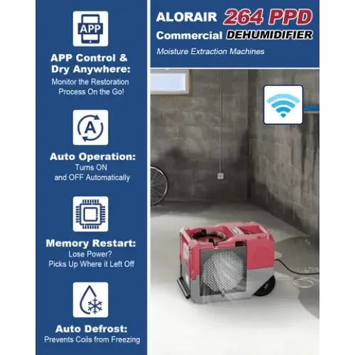 AlorAir Storm LGR 1250 Industrial Commercial Dehumidifier with Pump