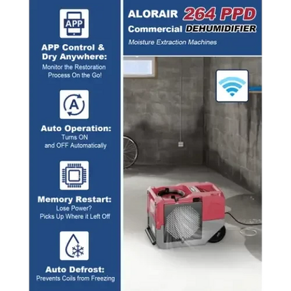 AlorAir Storm LGR 1250 Industrial Commercial Dehumidifier with Pump