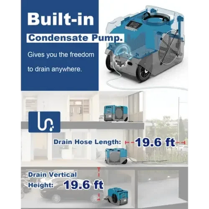 AlorAir Storm LGR 1250 Industrial Commercial Dehumidifier with Pump