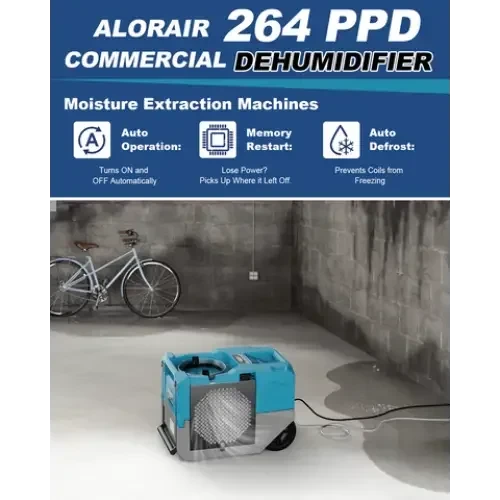 AlorAir Storm LGR 1250 Industrial Commercial Dehumidifier with Pump