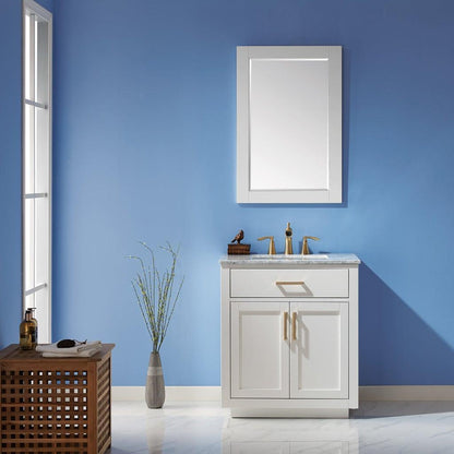 Altair Ivy 30" Single Bathroom Vanity Set in Marble Countertop