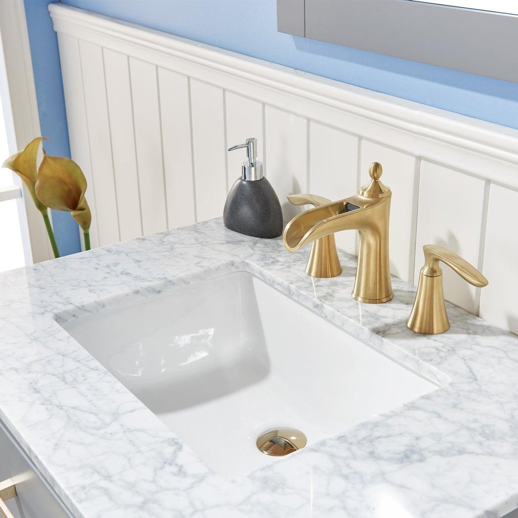Altair Ivy 30" Single Bathroom Vanity Set in Marble Countertop
