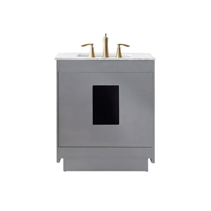 Altair Ivy 30" Single Bathroom Vanity Set in Marble Countertop