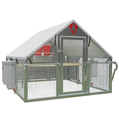 Alumi-Coop Classic - 5x6 Lightweight, Aluminum, Chicken Coop Tractor for Chickens