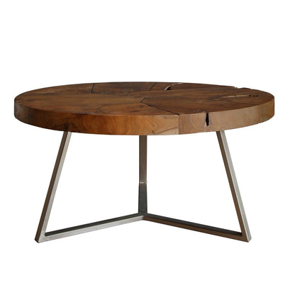 New Pacific Direct Leon Reclaimed Teak Wood Coffee Table 9600024