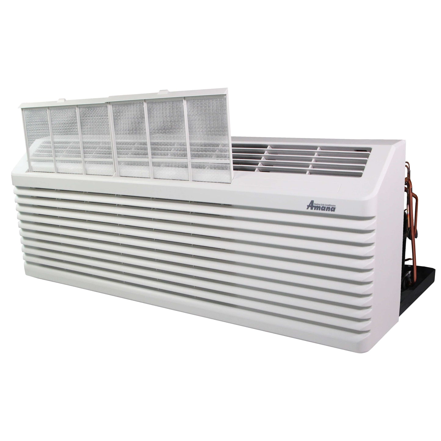 AMANA PTAC 12,000 BTU Air Conditioner Heat Pump PTH123J50AXXX with 5 kW Heater 30 Amp plug R32 - APTH12J50034