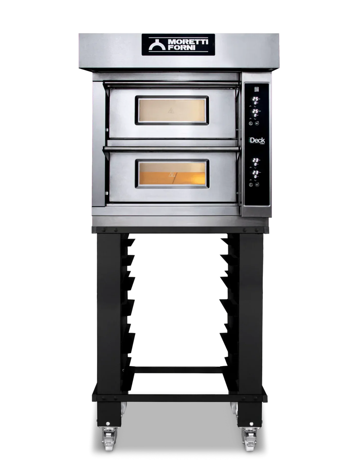 AMPTO iDeck Digital Control Electric Pizza Oven 61x66x14 cm chamber. 1 Deck. 220/60/1-3 - ID-M 60.60
