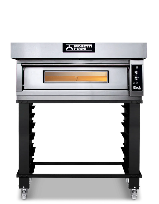 AMPTO iDeck electronic Control Electric Pizza Oven 41"W x 41"D chamber. 1 Deck - ID-M 105.105