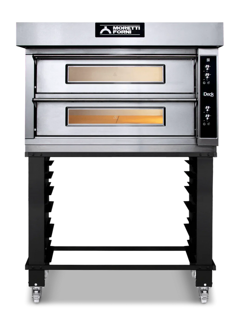 AMPTO iDeck electronic Control Electric Pizza Oven 41"W x 41"D chamber. 2 Deck - ID-D 105.105