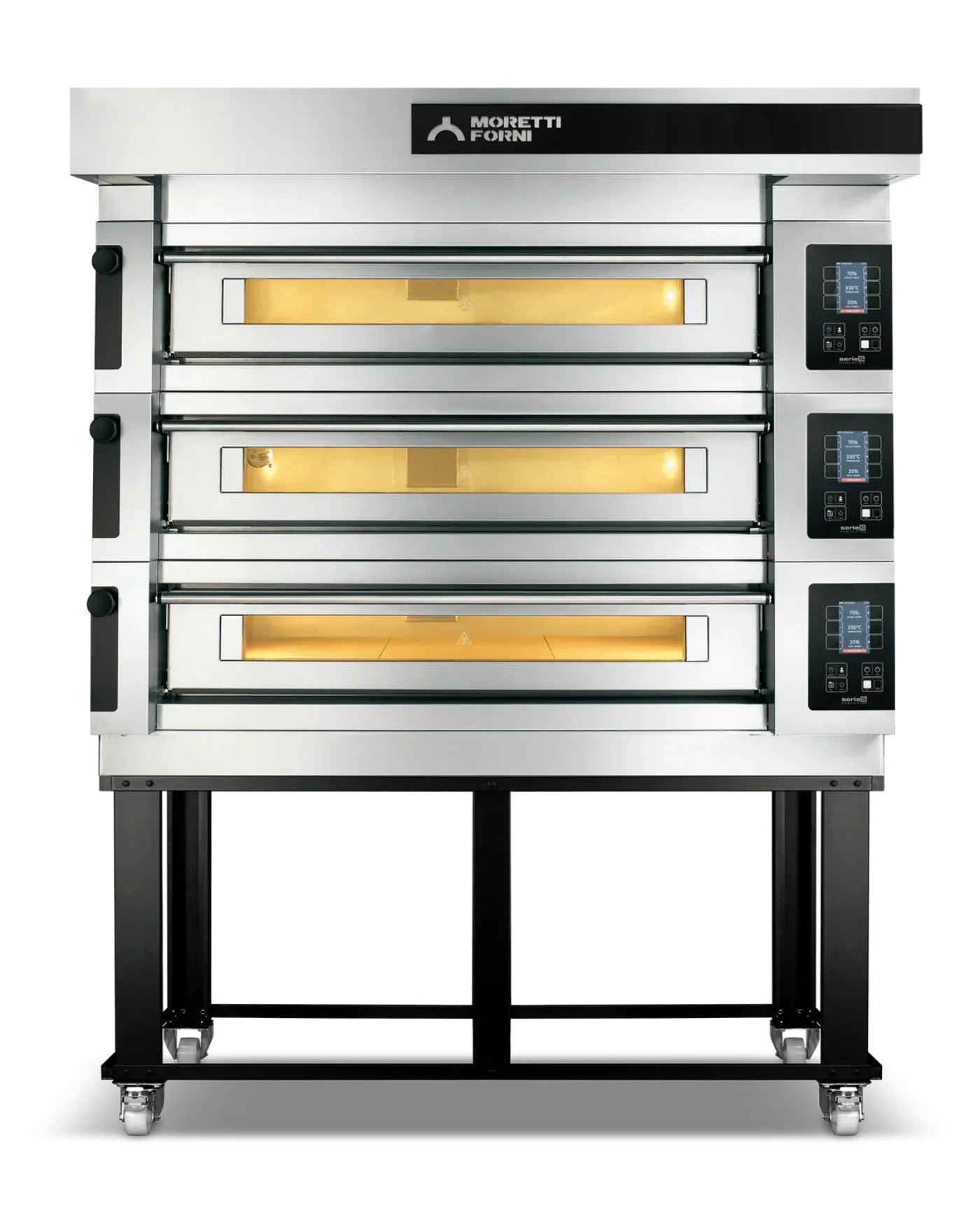 AMPTO Serie S modular Electric Pizza oven 48-3/4"x28-3/4"x6-1/4" (Chamber) - S120E3