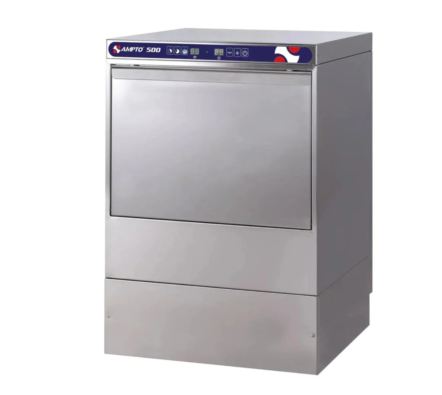 AMPTO Undercounter Dishwasher, door type, front loading, 23-5/8"W, (20/30 or 60) racks/hour capacity, high temp - 500