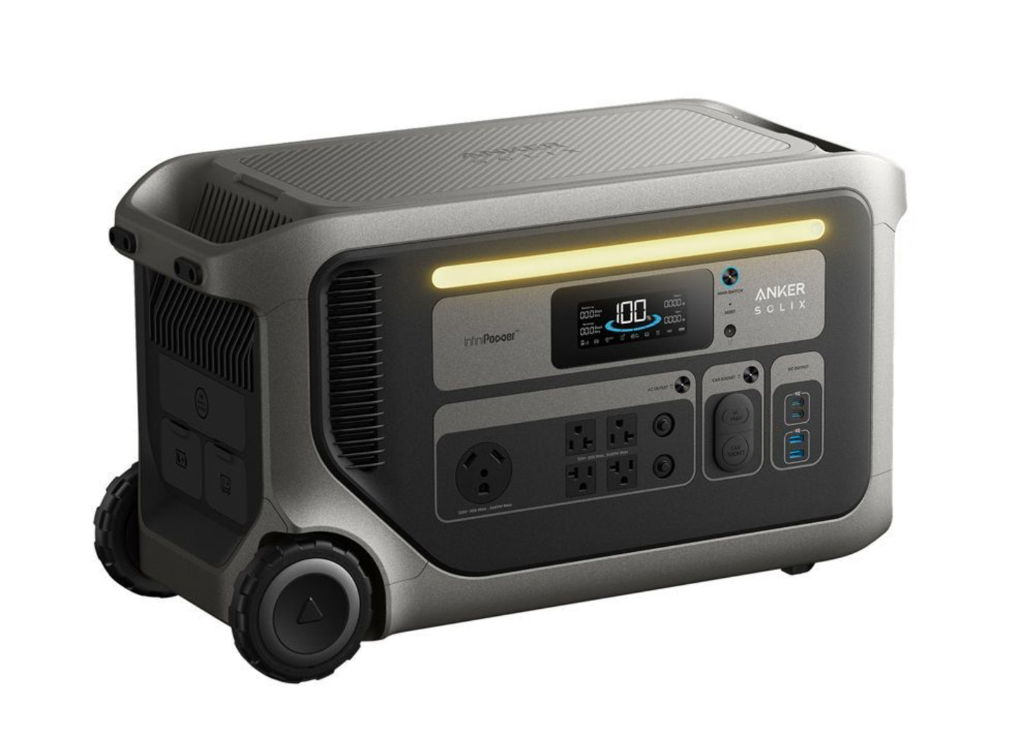 Aurora Generators SOLIX F3000 (3072Wh) Power Station + Transfer Switch - Includes Free TT-30 Cable - B178211T