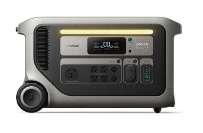 Aurora Generators SOLIX F3000 Portable Power Station + Power Saver Kit - 3072 Watt Hours - Includes FREE TT-30 Cable - G178211D