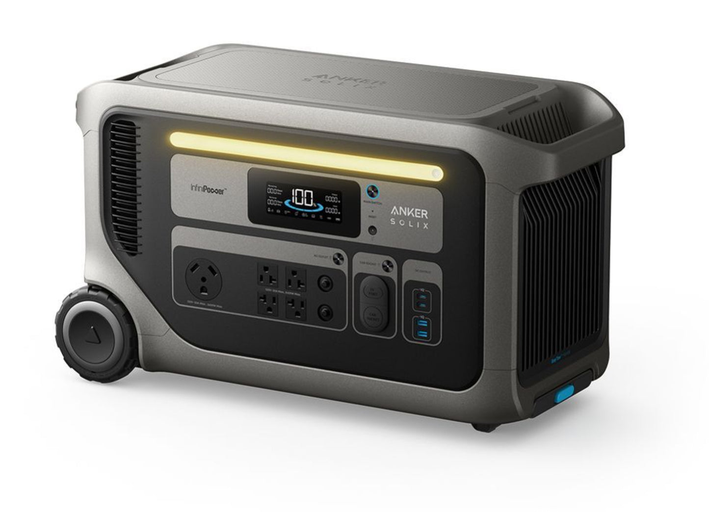 Aurora Generators SOLIX F3000 Portable Power Station + Power Saver Kit - 3072 Watt Hours - Includes FREE TT-30 Cable - G178211D