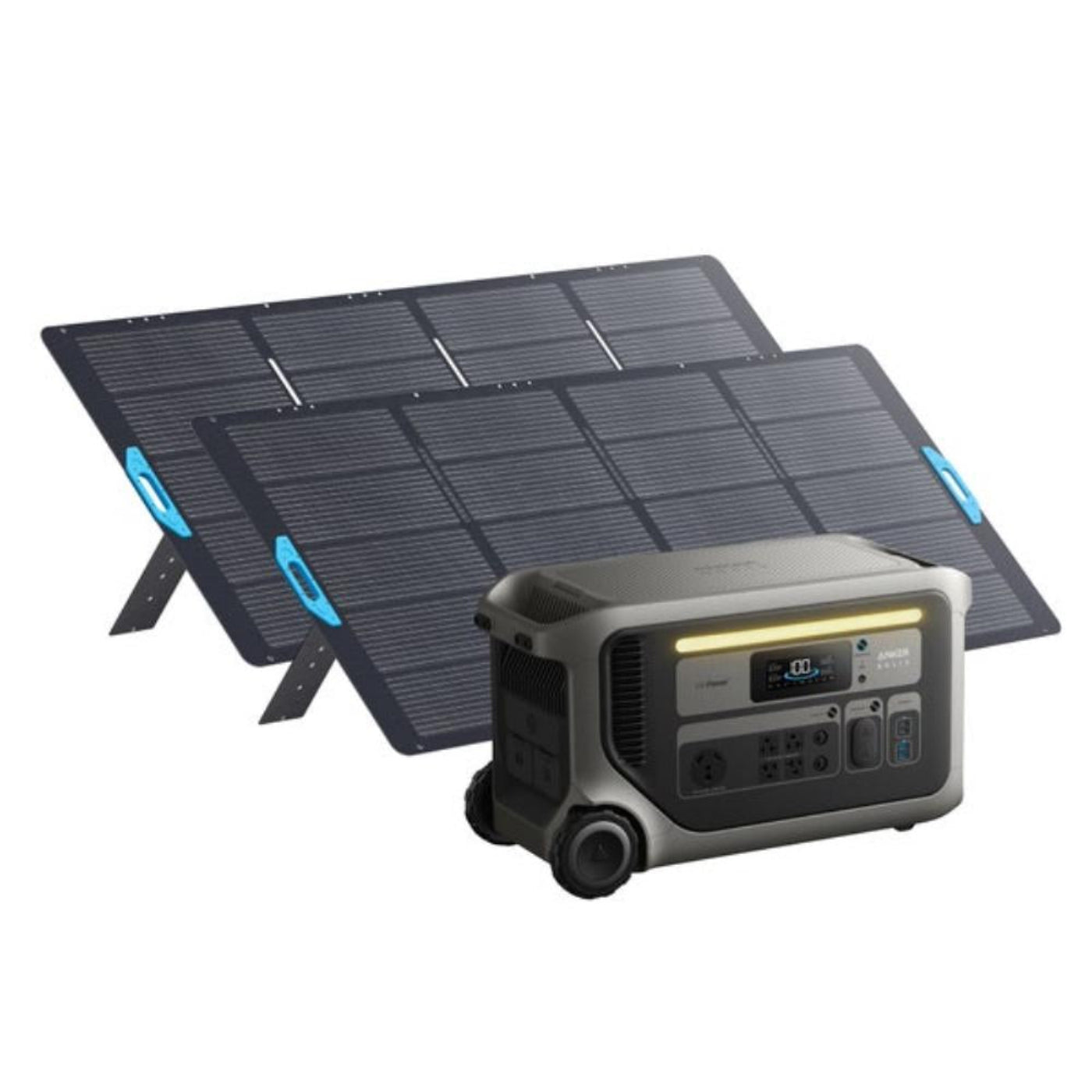 Aurora Generators Anker SOLIX F3000 Solar Generator + 2x 400W Solar Panels - B178211A