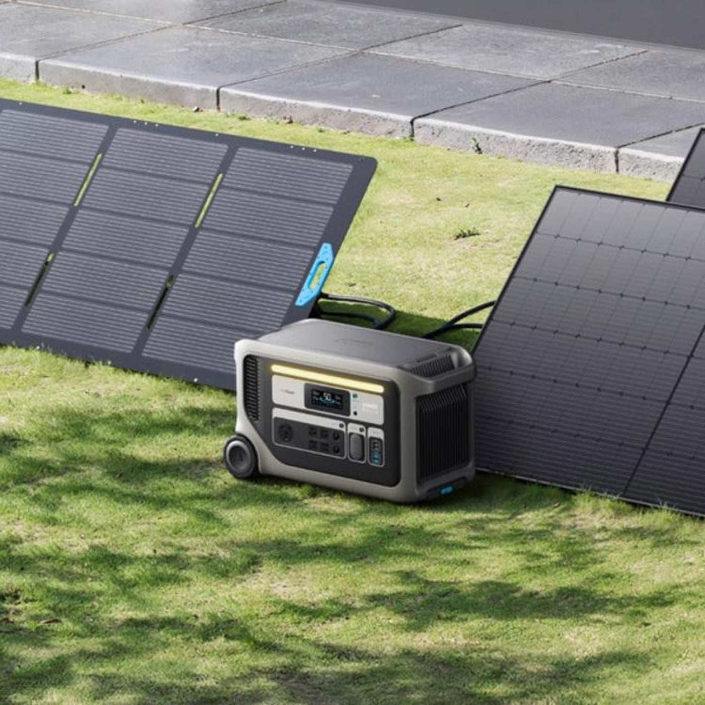 Aurora Generators Anker SOLIX F3000 Solar Generator + 2x 400W Solar Panels - B178211A
