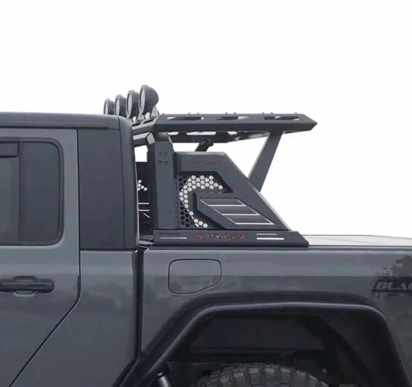 AR2-05BA3-PLFB Black Horse Armour Ii Roll Bar W/Basket Kit - BLK205BA3PLFB