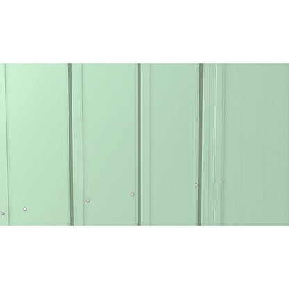 Arrow | Classic Steel Storage Shed, 10x4 ft., Sage Green CLP104SG