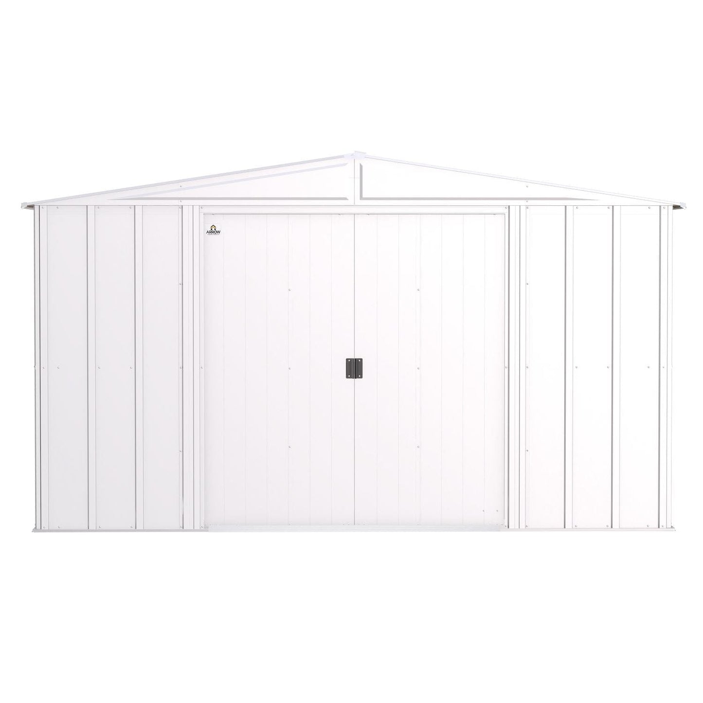Arrow | Classic Steel Storage Shed, 10x8 ft., Flute Grey CLG108FG