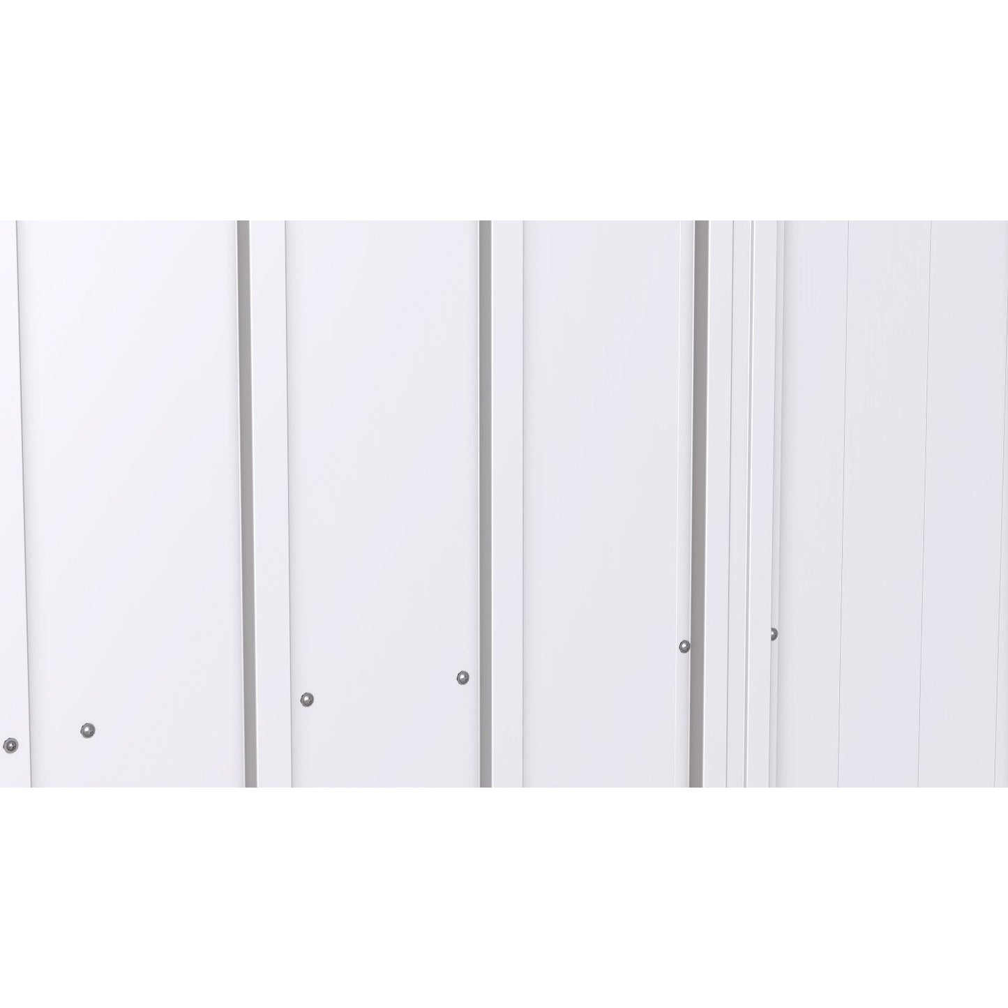 Arrow | Classic Steel Storage Shed, 8x6 ft., Flute Grey CLG86FG
