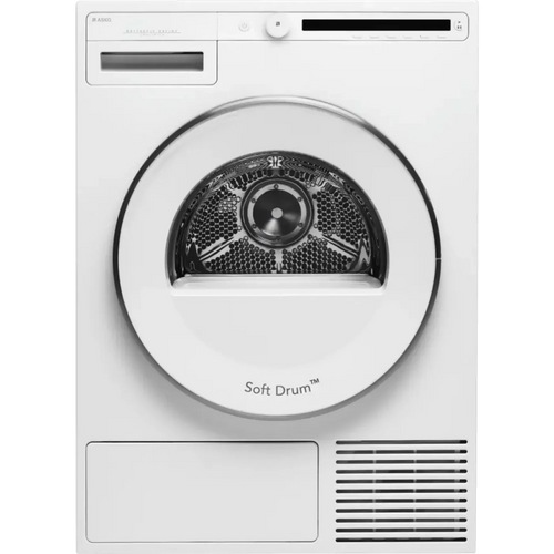 Asko 24 Inch Classic White Condenser Dryer - T208CW