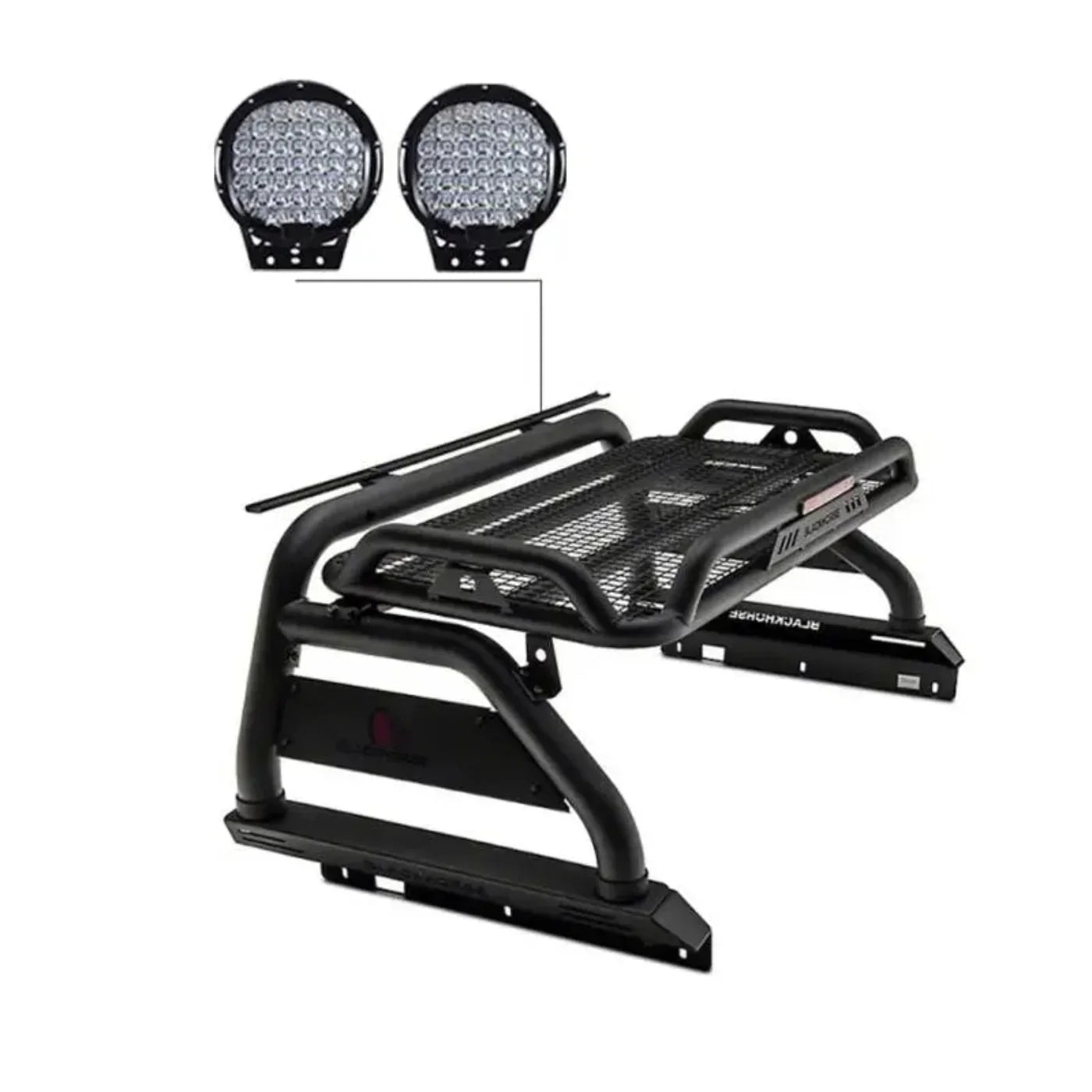ATR22-PL69B Black Horse Atlas Roll Bar Kit - BLKATR22PL69B