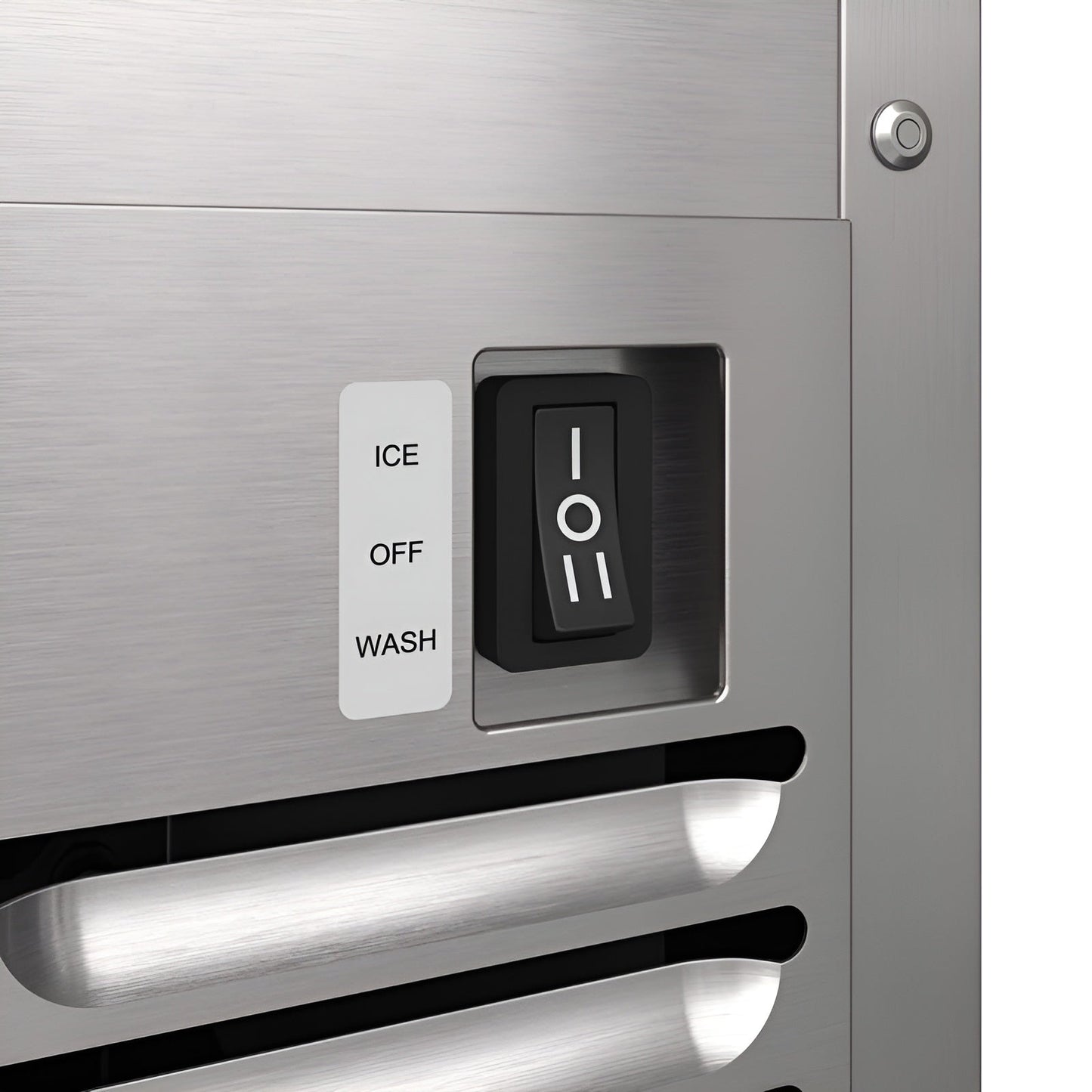 Avallon 15 Inch Wide 26 Lbs. Built-In / Free Standing Outdoor Ice Maker with 56 Lbs. Daily Ice Production and Factory Installed Pump - AIMG151PSSORH