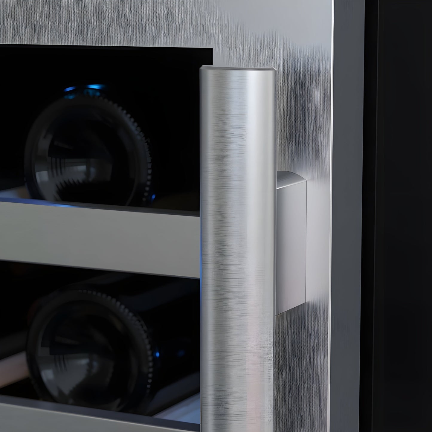 Avallon 15 Inch Wide 23 Bottle Capacity Dual Zone Wine Cooler with Left Swing Door - AWC152DZLH