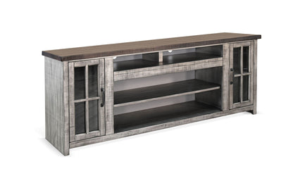 Sunny Designs Homestead Hills - Media Console - Tobacco Leaf / Gray - 3662TA-76