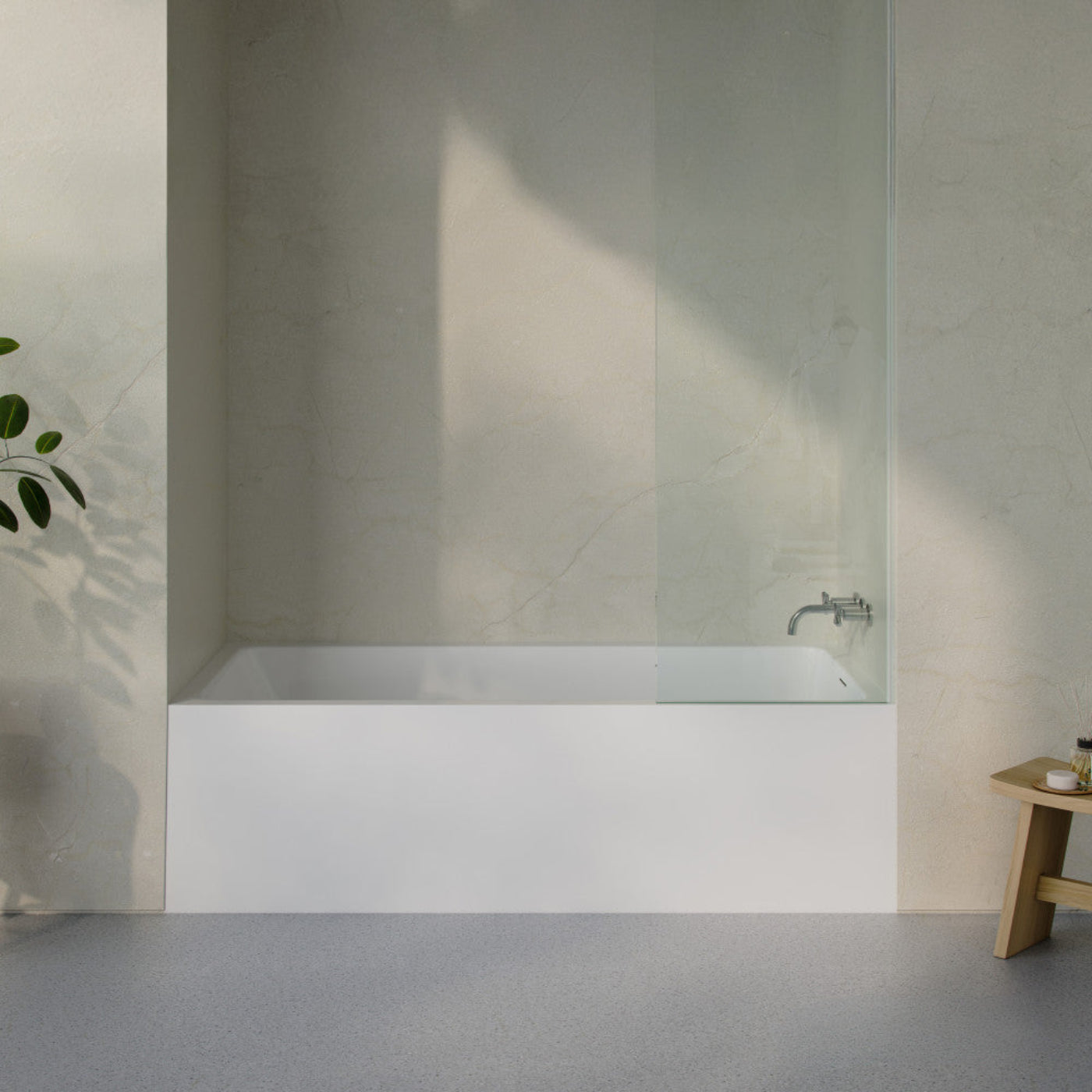 Swiss Madison Voltaire 72 x 32 Skirted Right Drain Soaking Alcove Bathtub in Glossy White, Drain Included - SM-AP0532GW