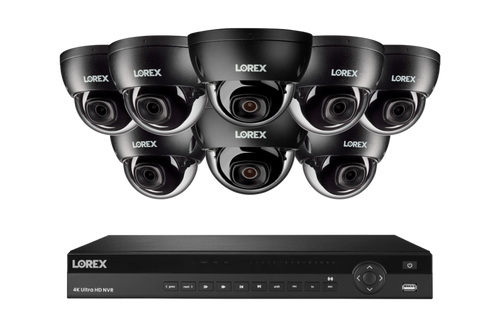 Lorex Elite Series NVR with A10 IP Dome Cameras - 4K 16-Channel 6TB Wired System - N4K6-168BD-E851