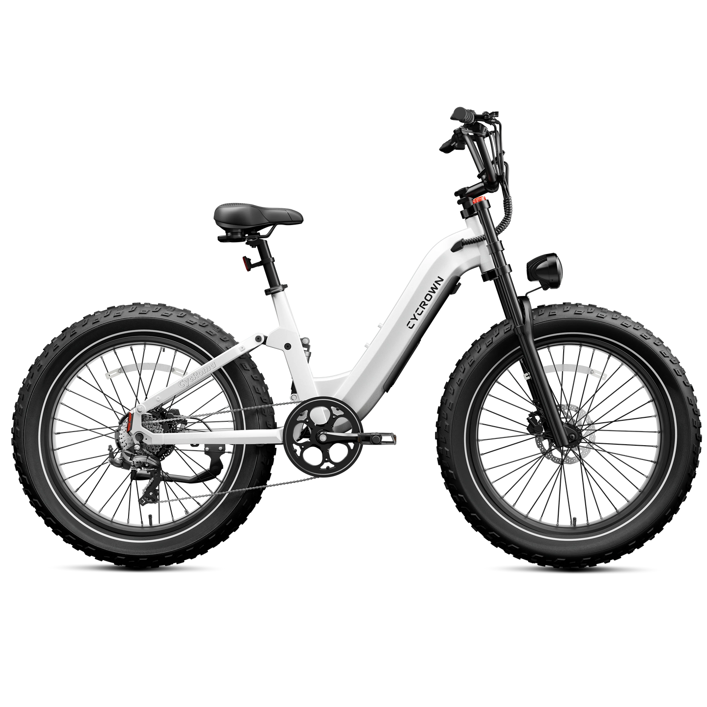 Samson Cycrown Roma ST Electric Bike All-Terrain Step-Through Frame 1500W 28 MPH 90 Mile Range 48V New - ROMA-ST-INDIGO-BLUE