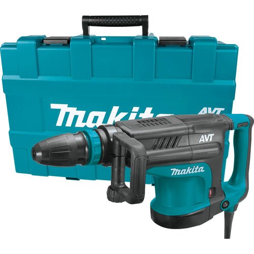 Makita (HM1213C) 23 lb. AVT Demolition Hammer, accepts SDS-MAX bits, var. spd., case - HM1213C