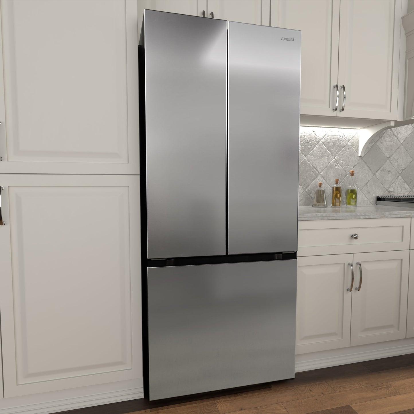 Avanti Frost Free French Door Refrigerator, 17.5 cu. ft. - FFFDS175L3S
